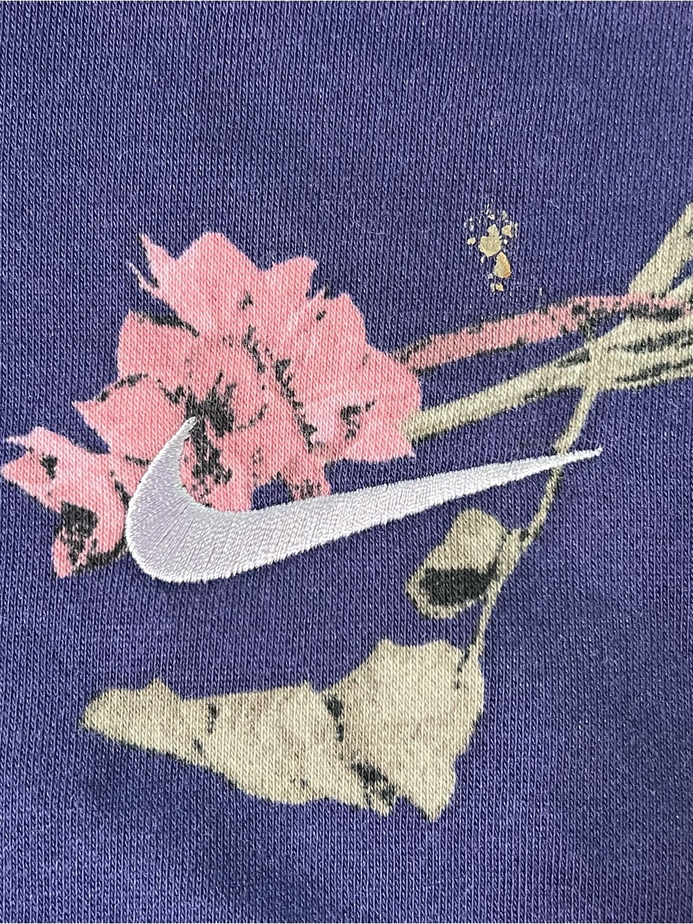 Nike Sportswear Club Fleece Floral Print Pullover Hoodie Men’s Size XL - Picture 3 of 14